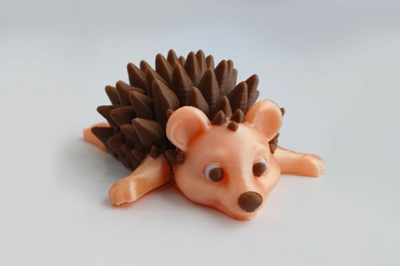 Articulated Hedgehog Flexi Toy 🦔: A Playful 3D Print with Personality