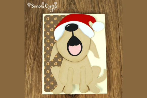 Charming Christmas Crafting with Caroling Dog Card SVG
