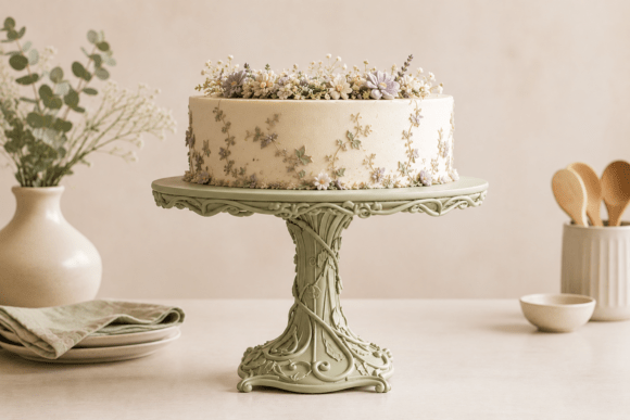 Enchanted Forest Cake Stand STL: Strategic Design for Magical Event Branding