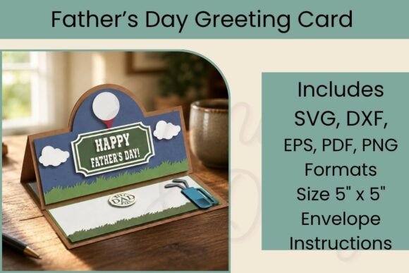 Golf Father s Day SVG Card: A Thoughtful Blend of Craft and Strategy