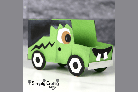 Halloween Monster Car Treat Box SVG: A Creative Halloween Crafting Solution