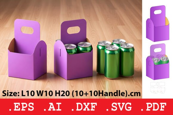 Handle 4-Pack Can Carrier: Designing for Functionality and Brand Impact