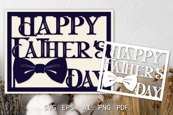 Happy Father's Day Card SVG: A Creative Paper Cut Craft for Every Occasion