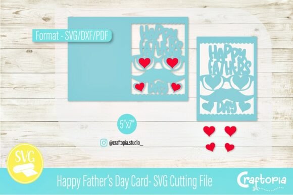Happy Father’s Day Card – SVG Cut File