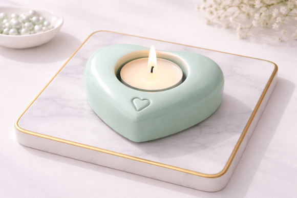 Heart Memorial Candle Holder STL: A Thoughtful Design for Remembrance and Reflection