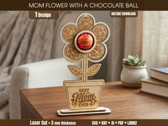 Mother’s Day Chocolate Flower Holder SVG: A Unique Gift for Every Occasion