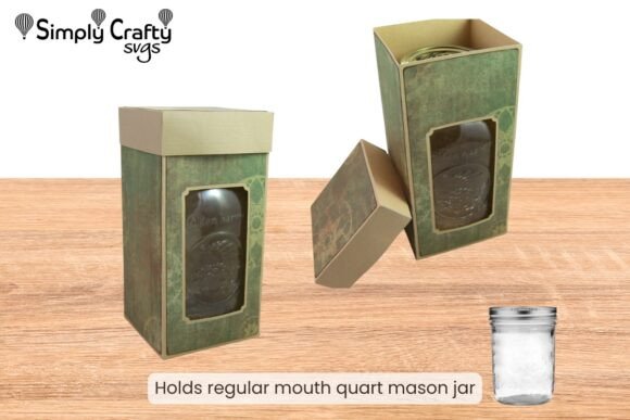 Quart Mason Jar Box SVG: Creative Packaging Made Easy