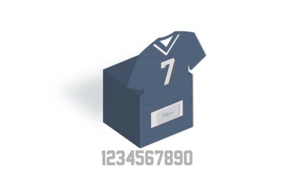 Soccer Jersey Box with Numbers – Stylish Gift Packaging Made Easy