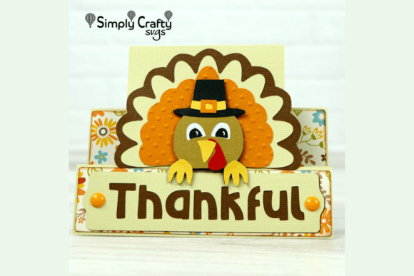 Thankful Turkey Card SVG: A Festive Way to Share Gratitude