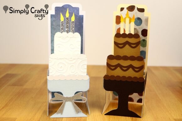 Tiered Cake Box Card SVG: A 3D Papercraft Celebration