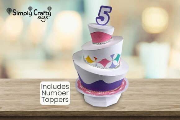 Topsy Turvy Cake SVG: A Playful 3D Design for Creative Celebrations