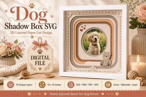 Transform Memories with a Pet Photo Frame Shadow Box