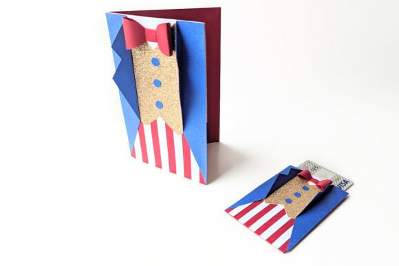 Uncle Sam Card Gift Card Sleeve SVGs